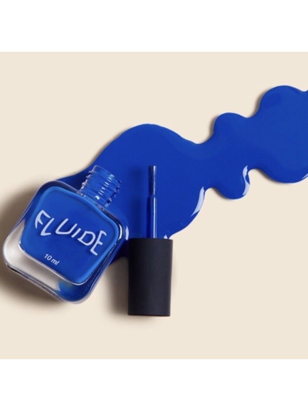 FLUIDE 7-Free Polish in Secret Project Robot Blue .33 oz NEW & Sealed Nail Color